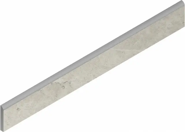 Metropolis Absolut Silver Nat Battiscopa 7.2x60