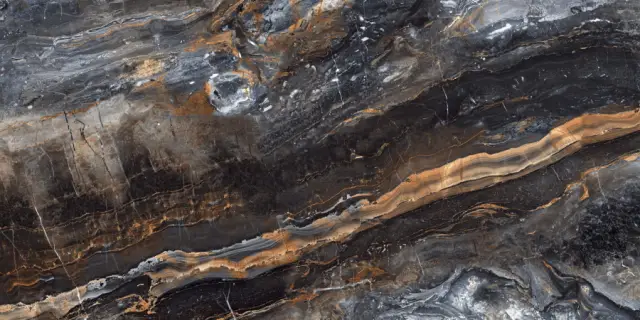 Lawa Nero Polished 75x150