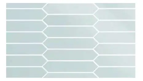 Equipe Arrow Настенная керамическая плитка Caribbean Blue 5x25 глазурованный глянцевый