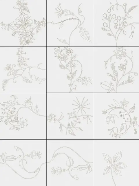 Bardelli Primavera Декор Platinum 40x120 глазурованный глянцевый