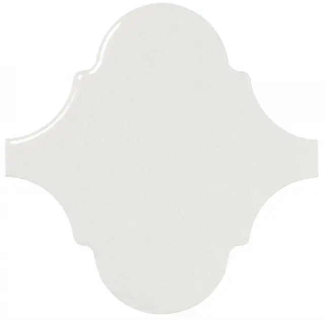 Equipe Scale Настенная керамическая плитка Alhambra White 12x12 глазурованный глянцевый