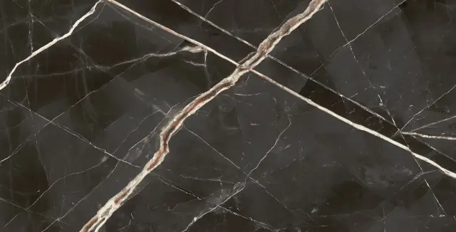 Italon Керамический гранит Stellaris Керамогранит Absolut Black 80x160 люкс