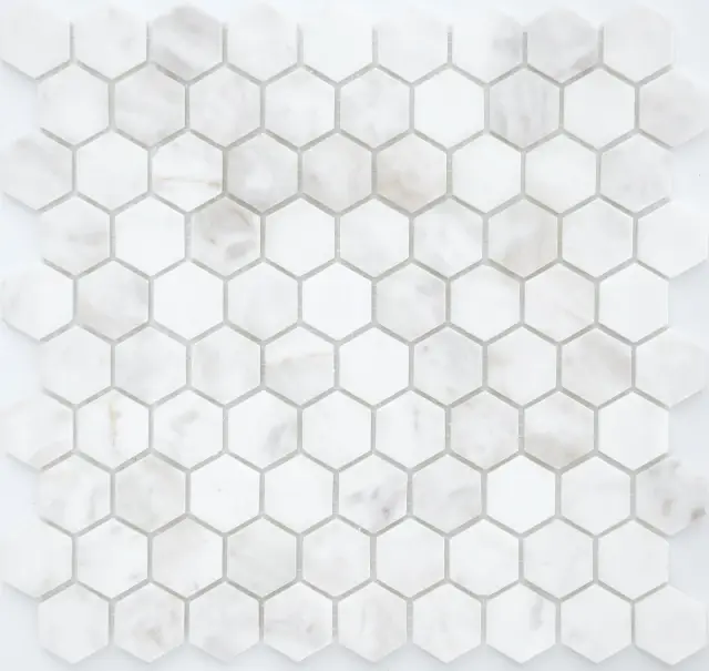 Dolomiti bianco MAT hex 18x30x6 (ПУ)