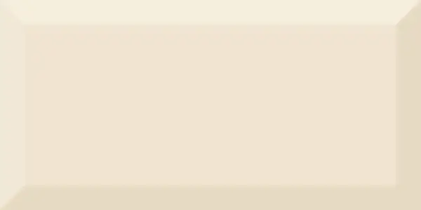 Monocolor Crema Biselado Brillo 10x20