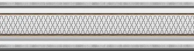 Garden Cenefa Classic Blanco 8х30