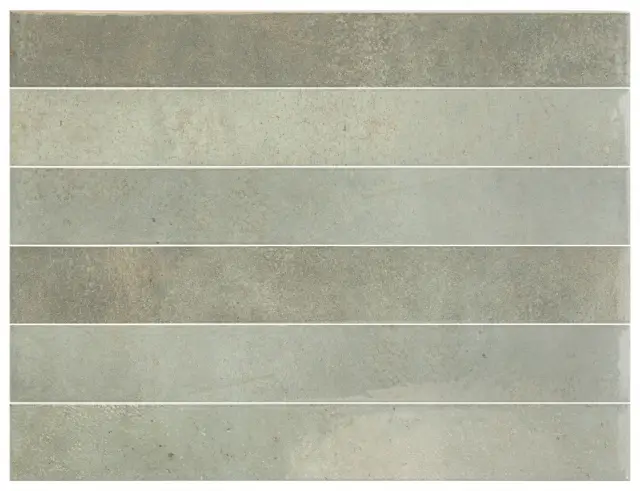 Equipe Verticale Настенная керамическая плитка GREEN FIELD 5x40 глазурованный глянцевый