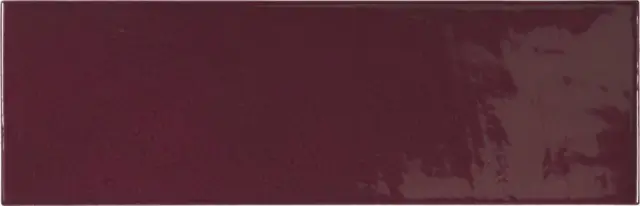 Equipe Village Настенная керамическая плитка Aubergine 6.5x20 глазурованный глянцевый