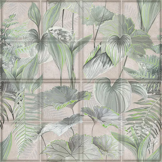 Керамическая плитка Панно 63.0*63.0 MAIOLICA CREMA (2 шт)