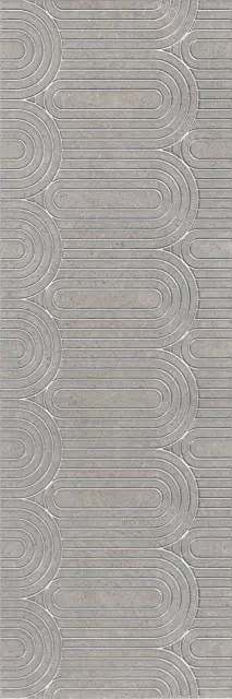 Декор Безана серый обрезной |25x75