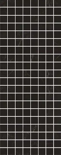 Декор Алькала чёрный мозаичный  |20x50