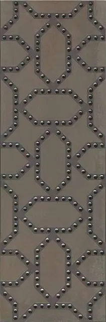 Декор Раваль D08 коричневый обрезной ХХ|30x89.5