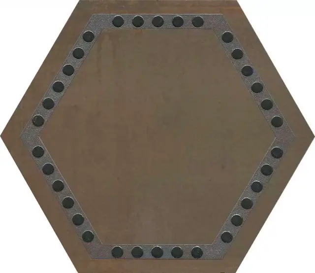 Декор Раваль C10 коричневый ХХ|29x33,4