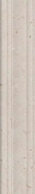 Бордюр Риккарди бежевый матовый структура обрезной 7.3x40