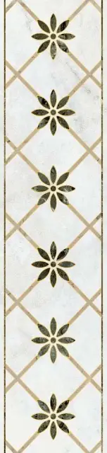 Бордюр Серенада 4 глянцевый обрезной 7.2x30