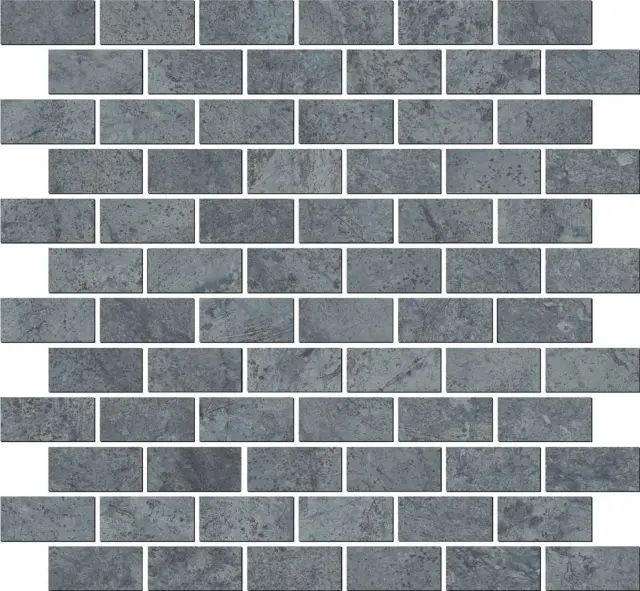 Декор Эвора мозаичный синий светлый глянцевый |32х30