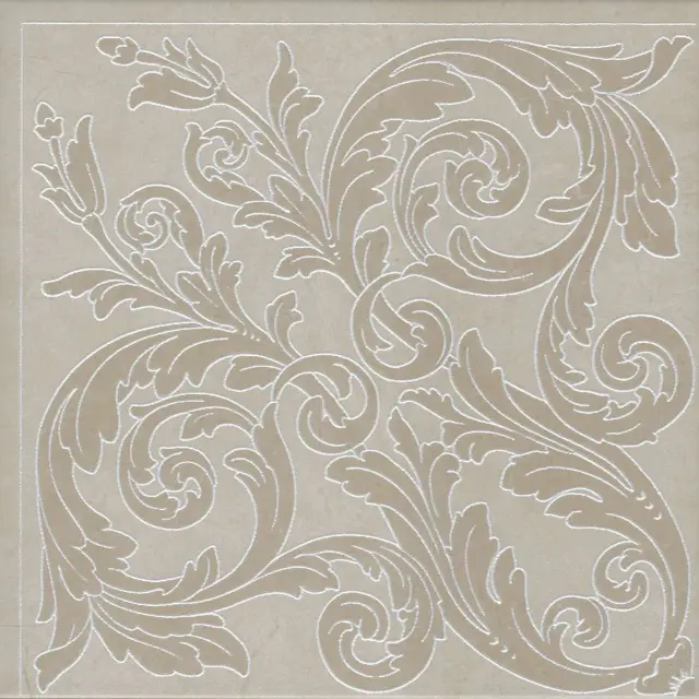 Декор Монсанту бежевый светлый 40,2х40,2