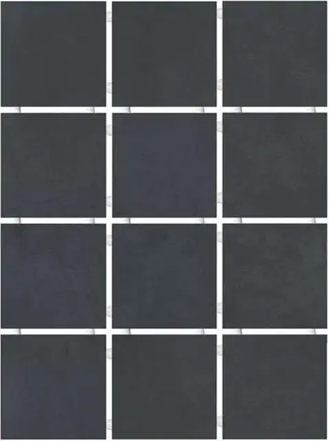 Амальфи черный 12 частей (полотно 29.8х39.8) KL |9.8х9.8