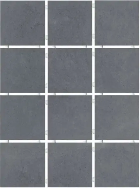 Амальфи серый темный 12 частей (полотно 29.8х39.8) |9.8х9.8