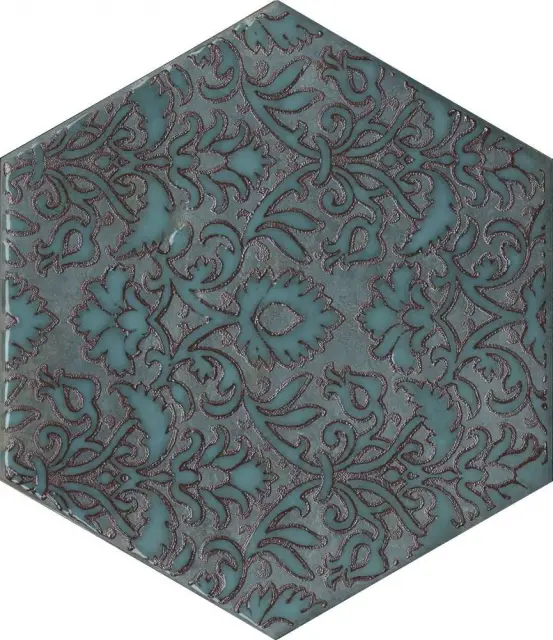 Декор Гроссето синий 20x23.1