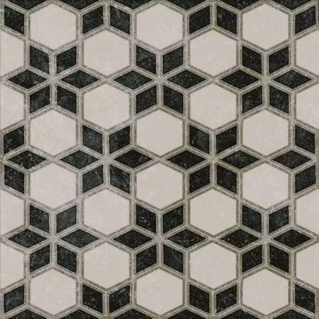 Декор Фреджио 4 черно-белый ZZ|20x20