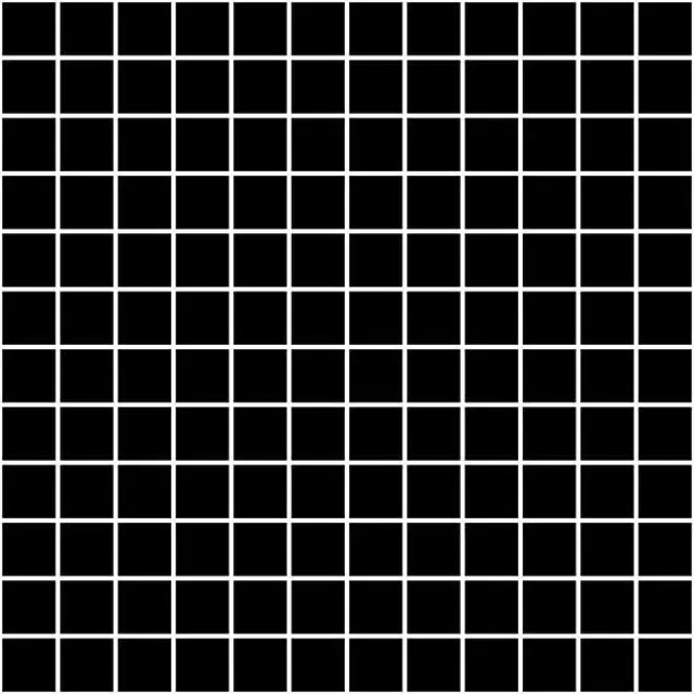 Темари черный (мозаика матовая) l29.8х29.8