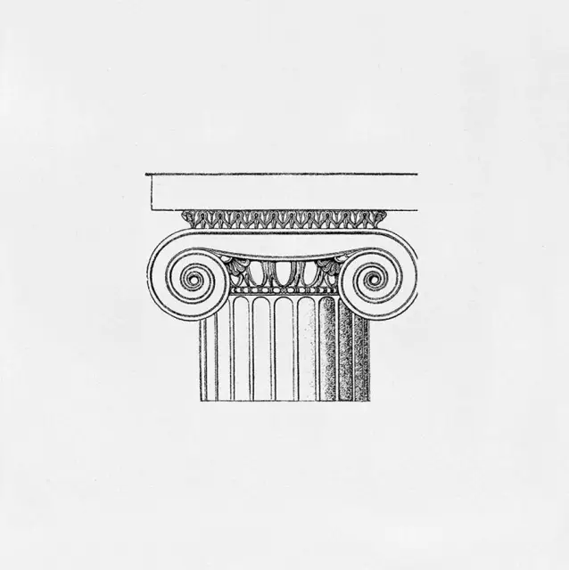 Декор Авеллино белый Капитель C500 |15х15