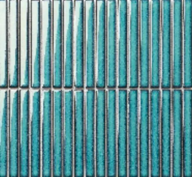 Mosaic 1.5х14.5 Y15FW28 Голубой глянцевый 29.4х31.3