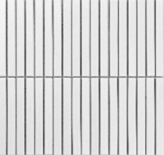 Mosaic 1.5х14.5 Y15F801 Белый  матовый 29.4х31.3