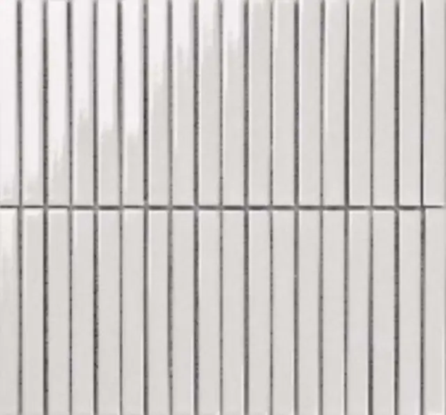 Mosaic 1.5х14.5 Y15F701 Белый глянцевый 29.4х31.3