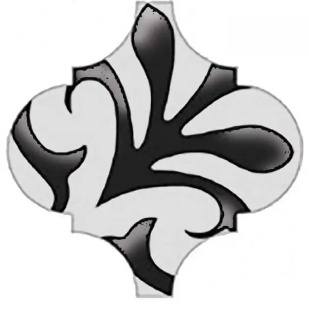 Декор Арабески глянцевый орнамент|6.5x6.5