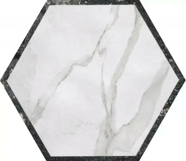 ROMA DECO ESAGONO STATUARIO GRAFITE