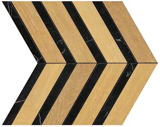 Heartwood Malt Marble Chevron 29,4x28,7