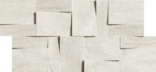 ARDOISE BLANC MOD.MURETTO 3D 30X30