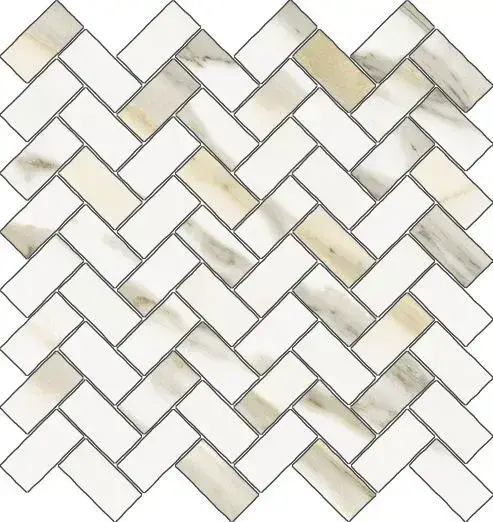 Stellaris Calacatta Gold Mosaico Cross