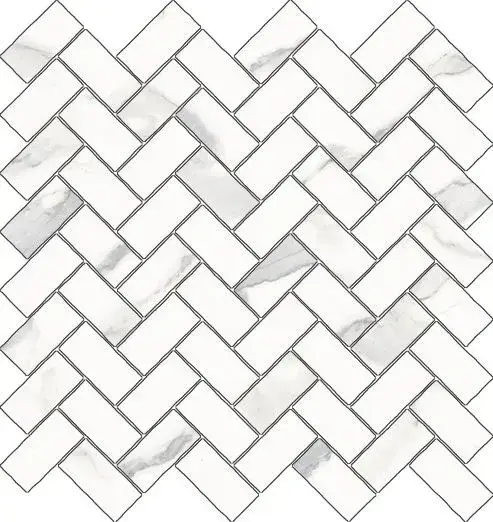 Stellaris Statuario White Mosaico Cross