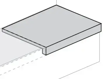 Skyfall Bianco Paradiso Scalino Destro 33x160/Скайфолл Бьянко Парадизо Ступень Угловая Правая 33х160