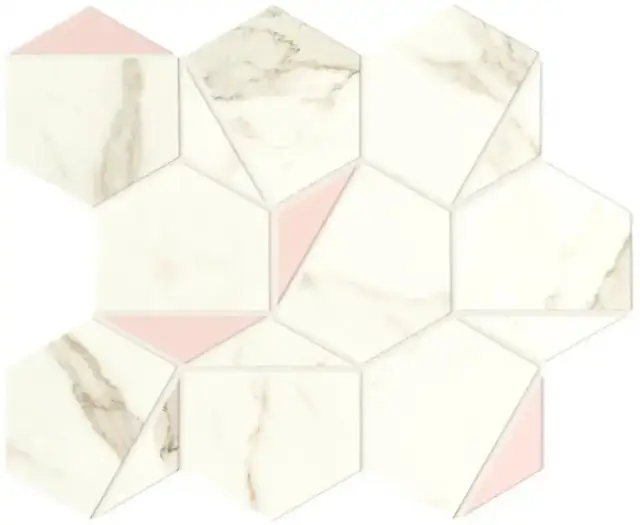 Marvel Calacatta Prestigio Rose Hex Silk