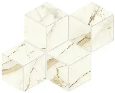 Marvel Calacatta Imperiale Mos. Esagono Lapp
