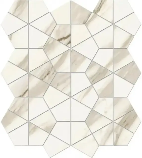 Marvel Meraviglia Calacatta Bernini Hexagon Lapp.