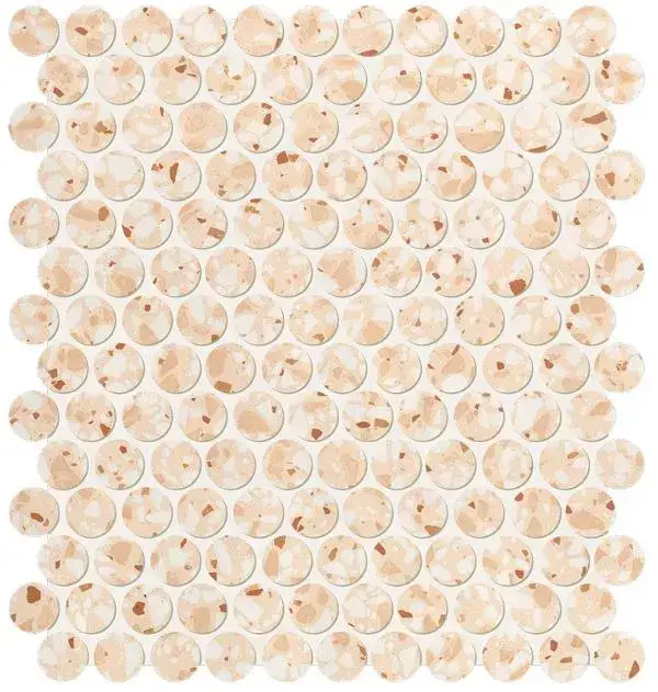 GLIM GEMME ROSA ROUND MOSAICO MATT