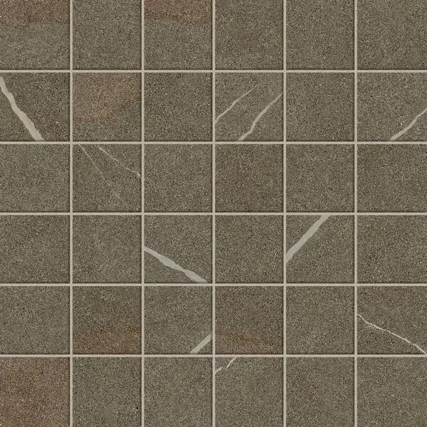 Forte Dei Marmi Rock Alpine Brown Mosaic 30x30