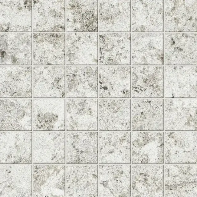 Forte Dei Marmi Quark Brazilian White Mosaic