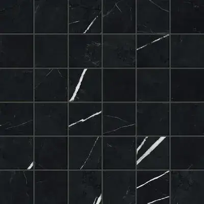 Forte Dei Marmi Elegant Black Mosaic Lapp 30x30