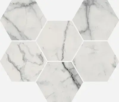 Charme Evo Statuario Mosaico Hexagon 25x29 (620110000046)