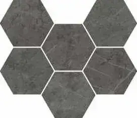 Charme Evo Antracite Mosaico Hexagon 25x29