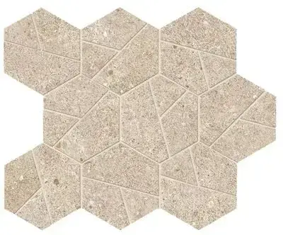 BOOST STONE Cream Mosaico Hex