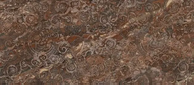 Керамогранит Gardenia (Versace) MaximVS Rosa Venezia Megabarocco Lux Rett 120×280×6 см