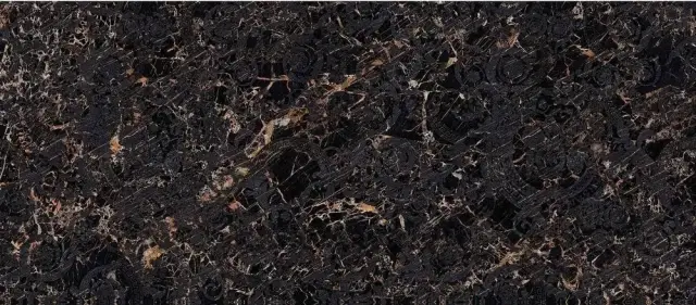 Керамогранит Gardenia (Versace) MaximVS Black & Gold Megabarocco Lux Rett 60×120×6 см