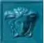 Вставка Versace Emote Medusa 3D Ottanio 10×10 см