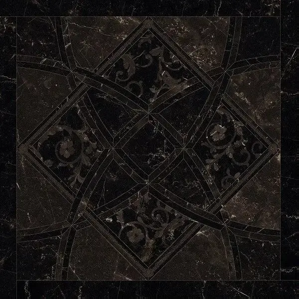 Декор Versace Emote Intarsio Nero Amasanta 78×78 см